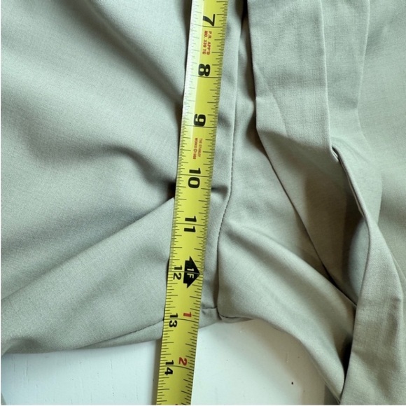 Anthropologie SAGE The Label Dress Pants Wide Leg S Belted Pockets High Waisted - Picture 9 of 14